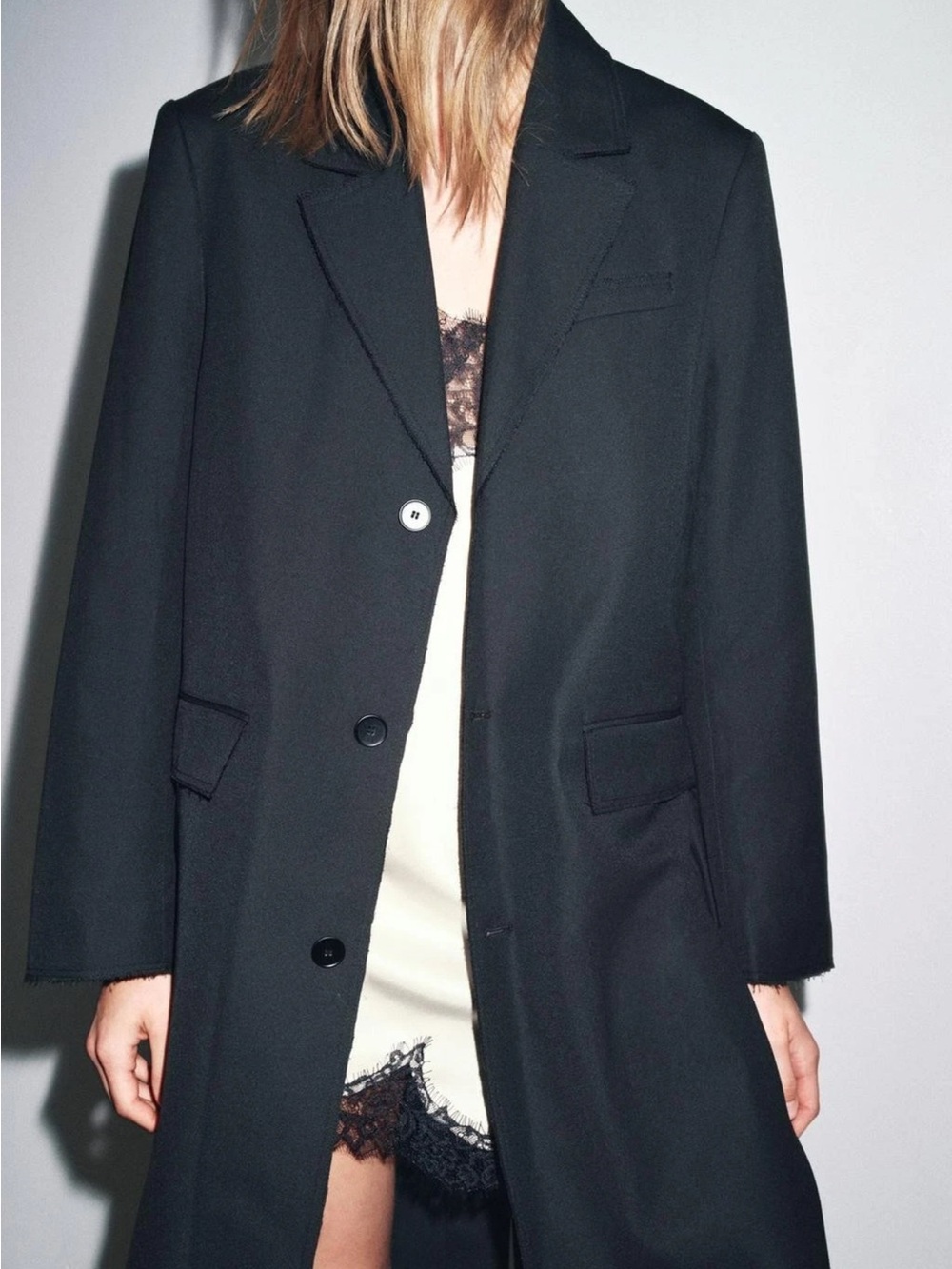 ZARA Woman oversized black collection coat NWT originally $199